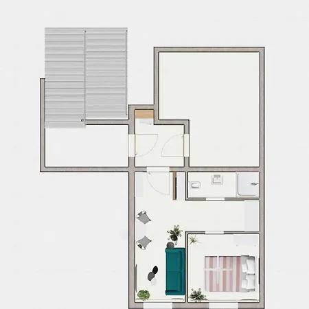 아파트 New Stylish & Modern Studio Apart - With Sea View